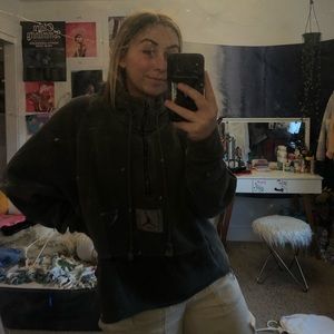 air jordan half zip thrifted